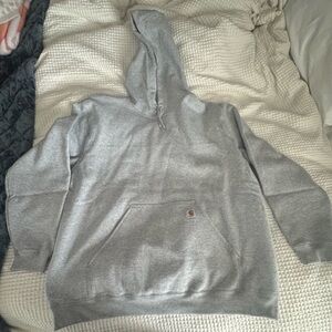 Carhartt Heather Gray Loose Fit Hoodie